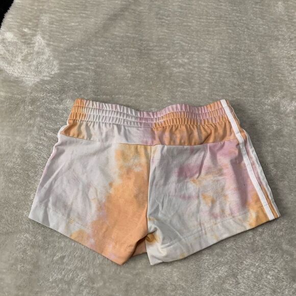 New Adidas Tie Dye Womens Jogger Shorts Size Small NWT - Picture 2 of 7